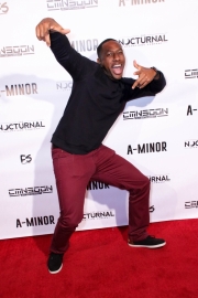 Sylvester Richardson attends the premiere of ‘A-Minor’ at Raleigh Studios in Hollywood.