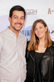 David and Courtney Faltemier attend the premiere of ‘A-Minor’ at Raleigh Studios in Hollywood.