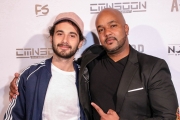Cinematographer Anthony Kimata and Jordan Brodie attend the premiere of ‘A-Minor’ at Raleigh Studios in Hollywood.