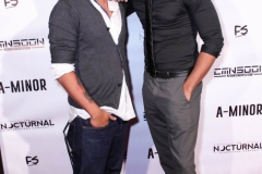 Kawika Banis and director JR Strickland attend the premiere of ‘A-Minor’ at Raleigh Studios in Hollywood.