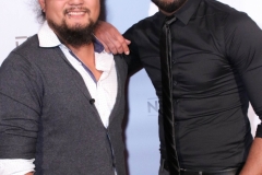 Kawika Banis and director JR Strickland attend the premiere of ‘A-Minor’ at Raleigh Studios in Hollywood.