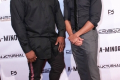 Producer Vanda Lee and director JR Strickland attend the premiere of ‘A-Minor’ at Raleigh Studios in Hollywood.