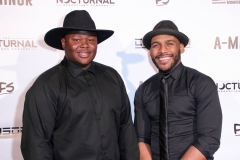 Producer Vanda Lee and director JR Strickland attend the premiere of ‘A-Minor’ at Raleigh Studios in Hollywood.