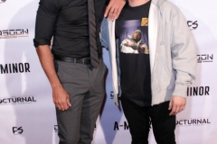 Director JR Strickland and Andrew Sandler attend the premiere of ‘A-Minor’ at Raleigh Studios in Hollywood.