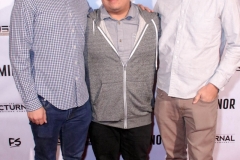 Jacob Faltemeier, Matt Faltemeier, and David Faltemeier attend the premiere of ‘A-Minor’ at Raleigh Studios in Hollywood.