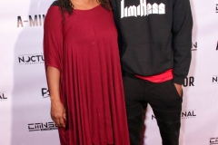 Audience members attend the 'A-Minor' film screening at Raleigh Studios, Hollywood.