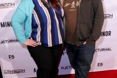 Rob Reider and Becky Ruud attend the premiere of ‘A-Minor’ at Raleigh Studios in Hollywood.