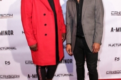 Producer Vanda Lee and Roger Sterling attend the premiere of ‘A-Minor’ at Raleigh Studios in Hollywood.
