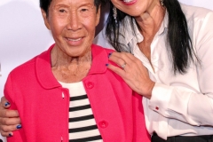 Po Po and Sharon Faltemeier attend the premiere of ‘A-Minor’ at Raleigh Studios in Hollywood.