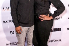Audience members attend the premiere of ‘A-Minor’ at Raleigh Studios in Hollywood.