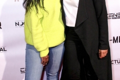 Angela C. Styles and friend attend the premiere of 'A-Minor' at Raleigh Studios in Hollywood.
