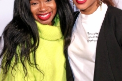 Angela C. Styles and friend attend the premiere of 'A-Minor' at Raleigh Studios in Hollywood.
