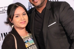 Cinematographer Anthony Kimata and guest attend the premiere of ‘A-Minor’ at Raleigh Studios in Hollywood.