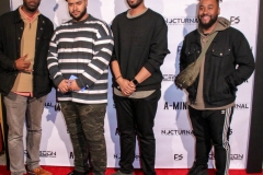 Audience members attend the premiere of ‘A-Minor’ at Raleigh Studios in Hollywood.