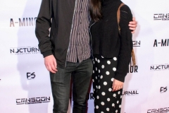 Tobias Winde Harbo and Sophia Harbo attend the premiere of ‘A-Minor’ at Raleigh Studios in Hollywood.