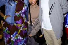 Anissa Williams, Hanani Taylor, and Kristian Maxwell-McGeever attend the premiere of ‘A-Minor’ at Raleigh Studios in Hollywood.