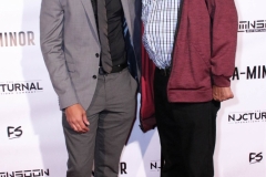 Director JR Strickland and Jerry Strickland attend the premiere of ‘A-Minor’ at Raleigh Studios in Hollywood.